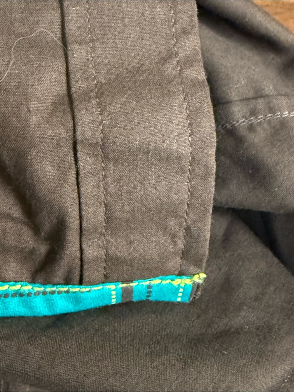 Cruel Girl Brown Western Snap Shirt Turquoise Trim Embroidered Large Boho - Picture 10 of 11
